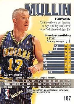Amazon.com: 1997-98 Z-Force Basketball #187 Chris Mullin Indiana